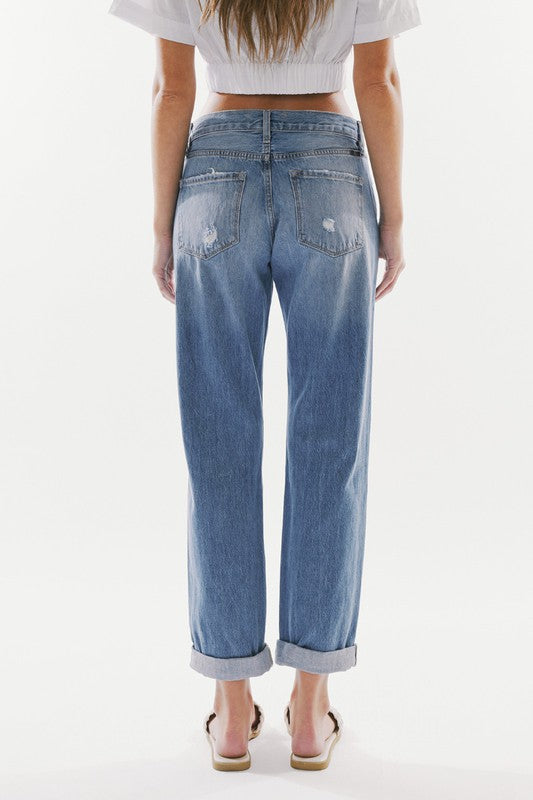 Jeans - "KanCan" Mid Rise Classic Boyfriend