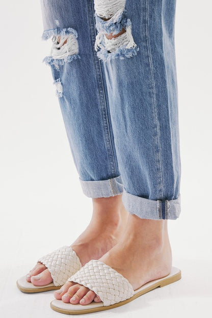 Jeans - "KanCan" Mid Rise Classic Boyfriend