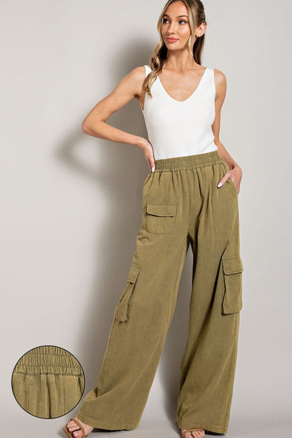 eesome Mineral Washed Cargo Pants