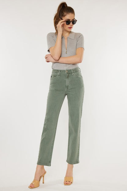 Jeans - "KanCan"  90's Olive Straight