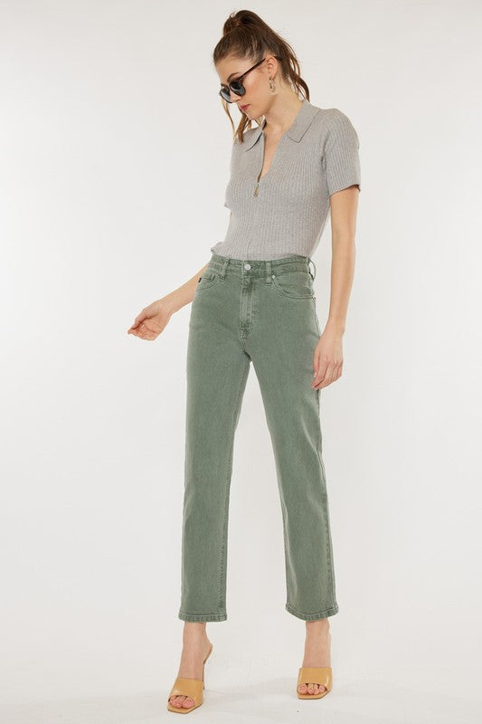 Jeans - "KanCan"  90's Olive Straight