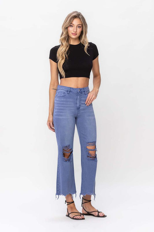 Vervet 90"s Vintage Crop Flare Jeans