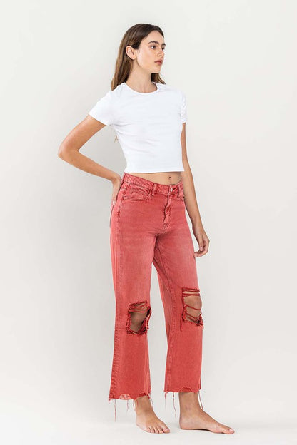 Vervet 90s Vintage Crop Flare Jeans