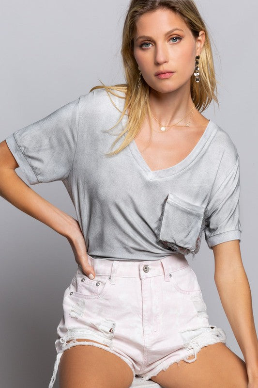 Pol Basic Short Sleeve Top