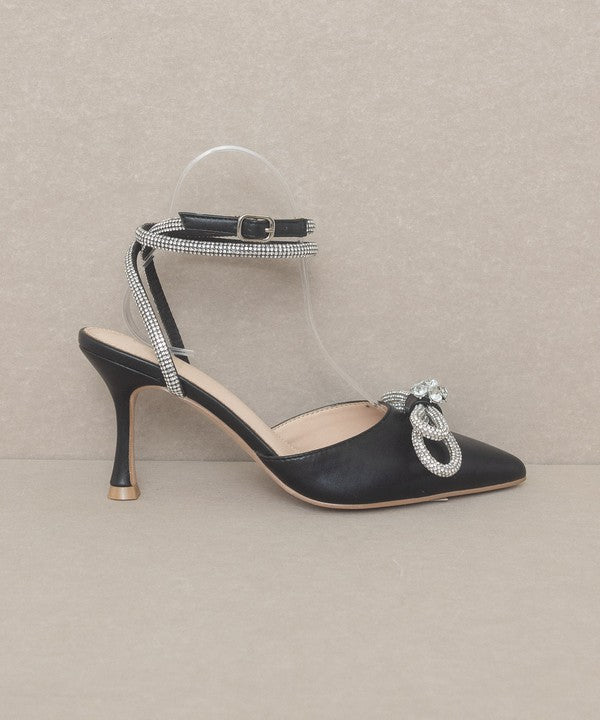 OASIS SOCIETY Chelsea - Bow Front Kitten Heel