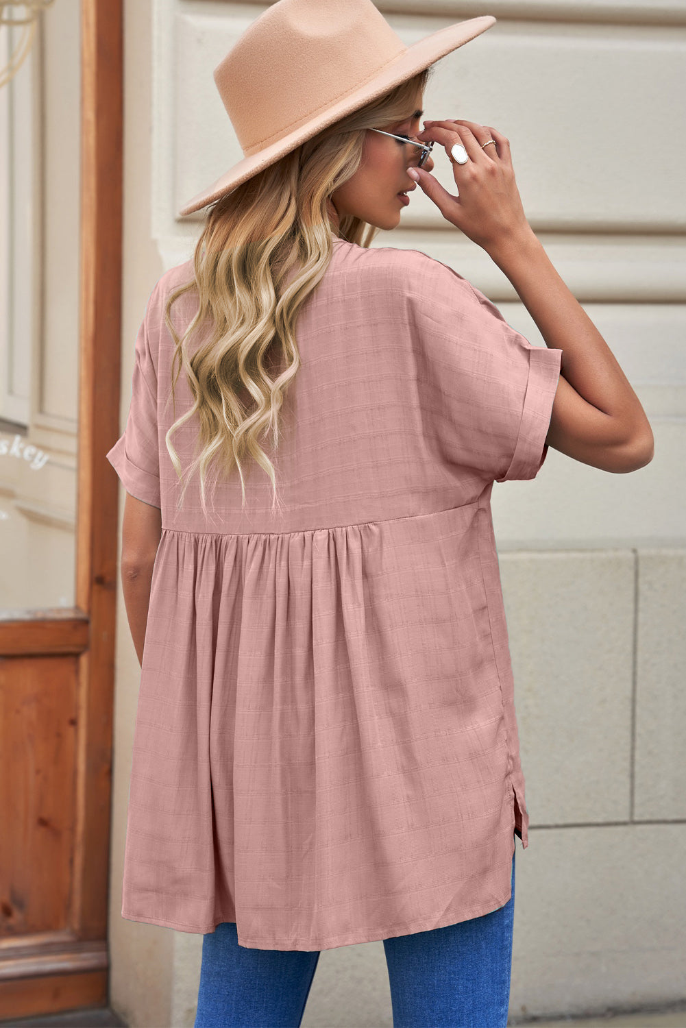 Blouse - Notched Side Slit