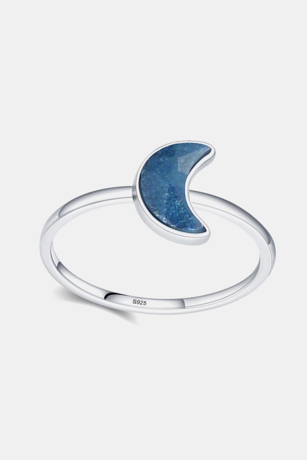 Moon Shape Aventurine Ring