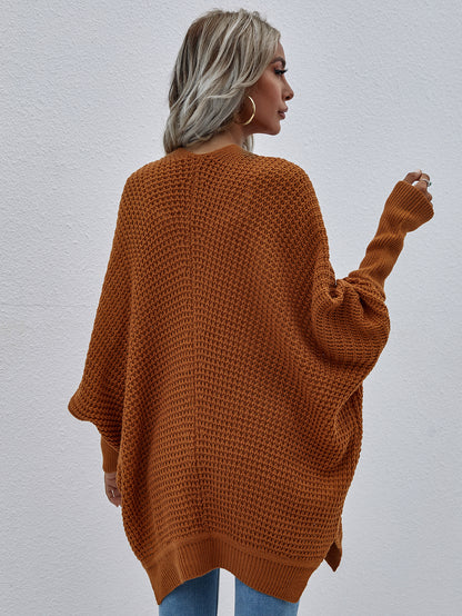 Cardigan - Waffle Knit