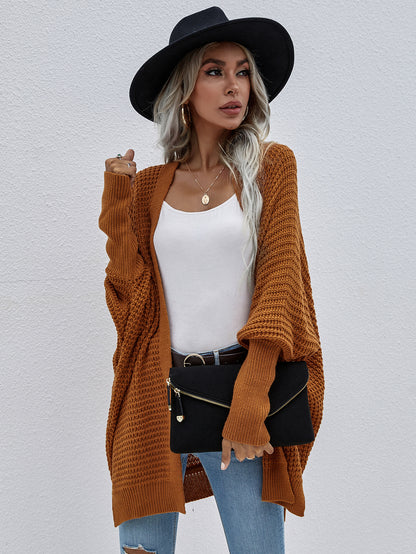 Cardigan - Waffle Knit