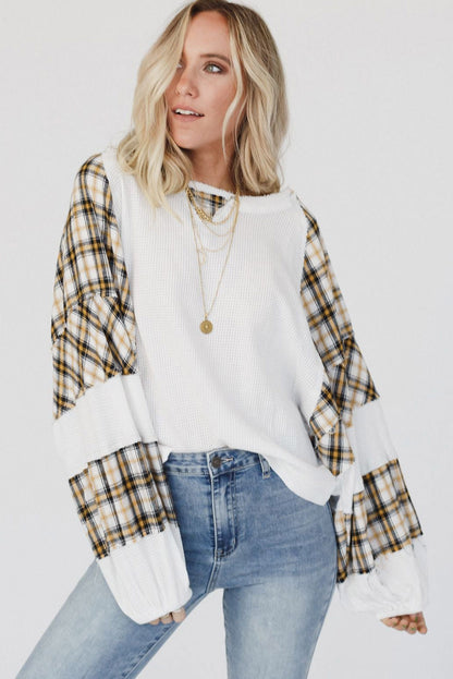 Printed Round Neck Long Sleeve Sweatshirt