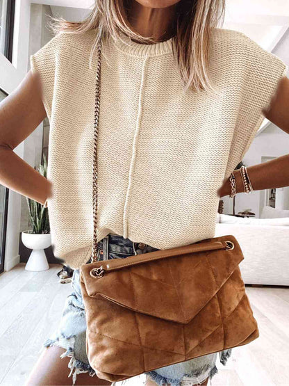 Vest - Cap Sleeve Sweater