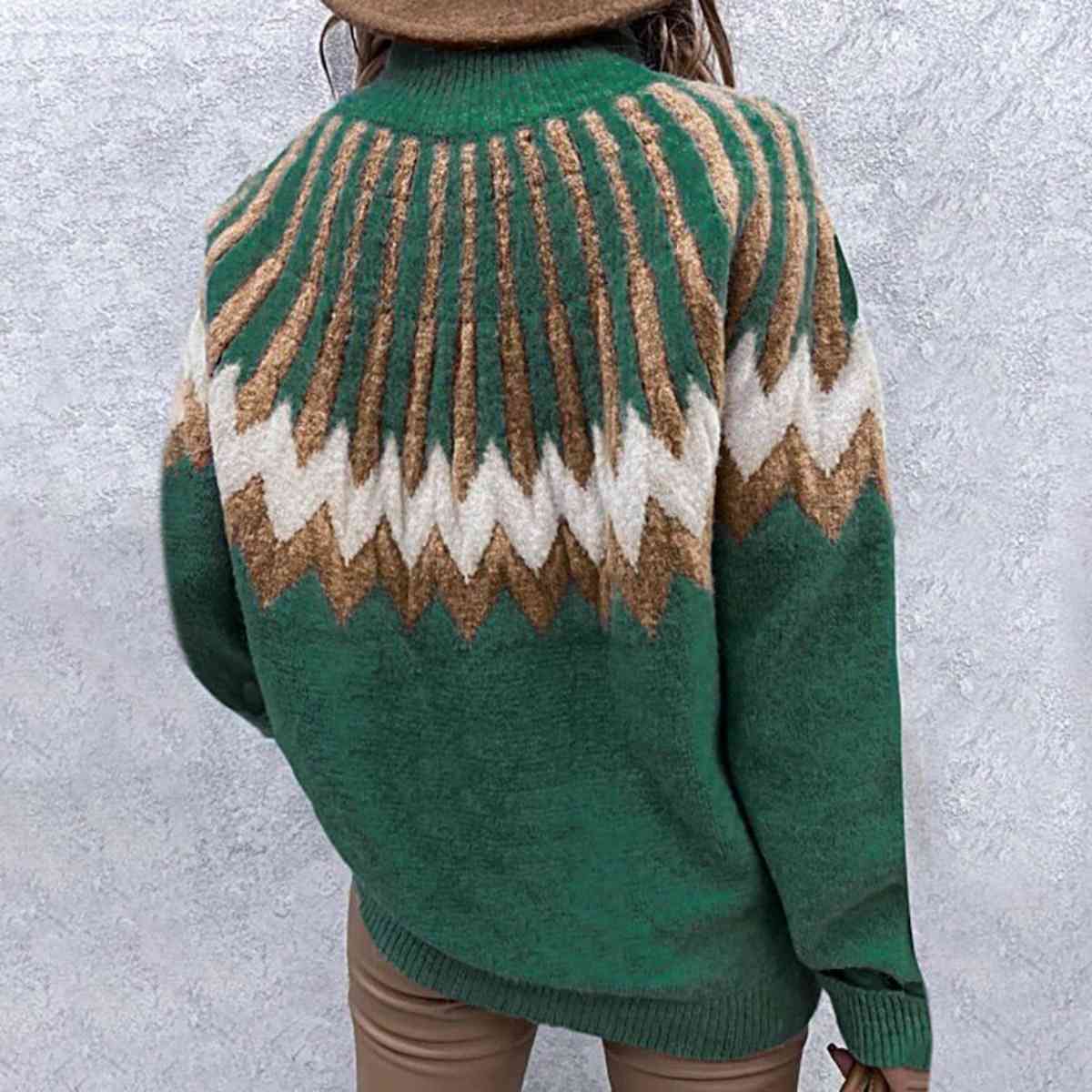 Sweater - Mock Neck