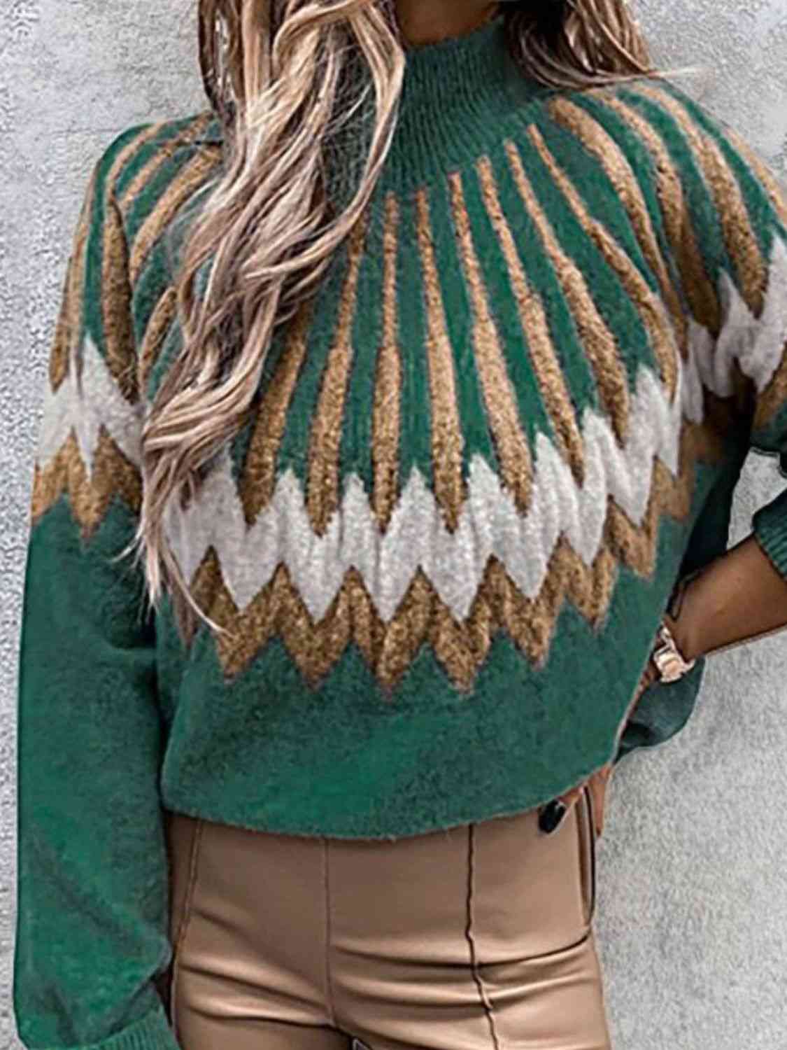 Sweater - Mock Neck