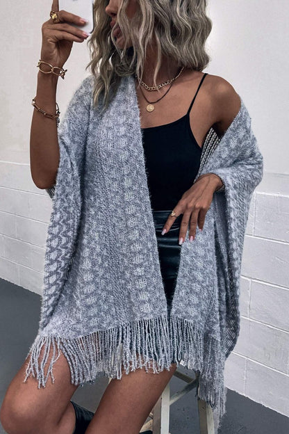 Kimono - Fringe Hem